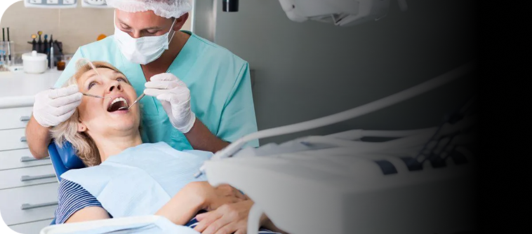 Dentist Treating Patient
